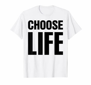 CHOOSE LIFE 80年代レトロヴィンテージ Tシャツ