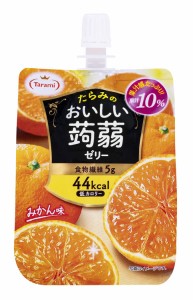 たらみ おいしい蒟蒻ゼリー みかん味 150g ×6個