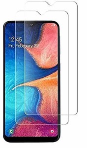 【2枚セット】Galaxy A20 ガラスフィルム SC-02M SCV46 強化ガラスフィルム フィルム 日本素材製 液晶保護フィルム 画面保護 ガラスカバ