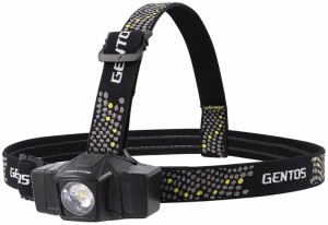 GENTOS(ジェントス) LED ヘッドライト 小型 単3電池式 90ルーメン GD-102D 登山 釣り