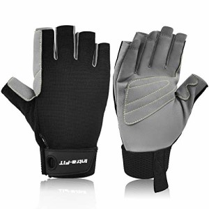 Intra-FIT 作業手袋 クライミング手袋 合成革 作業用手袋 背抜き手袋 クライミンググローブ レスキュー手袋 XLサイズ