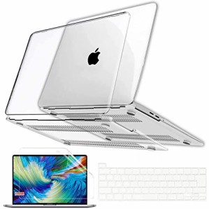 MacBook Pro 13インチ用 透明ケース プラスチック製 保護用ハードシェルカバー＆キーボードカバー＆キーボードスキン 対応機種：MacBook 