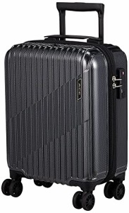 エース スーツケース キャリーケース キャリーバッグ クレスタ 機内持込可 20L 2.3kg 2~3泊 コインロッカーサイズ 06314 47 cm ブラッ