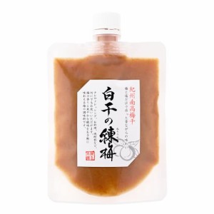 白干の練梅 180g 塩分約20% チューブ入【 紀州南高梅干 使用 】練り梅・ねり梅・梅肉 (単品（1個）)