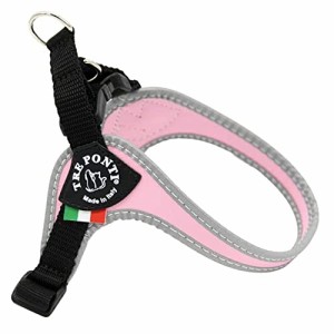 Tre Ponti (トレポンティ) Fibbia adjustable type REFLECTIVE フィッビア リフレクティブ 調節可能 ハーネス 犬用 (LTP120) (1号, ピ