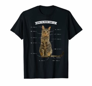 キジトラねこ、うずら　猫　キジトラ猫　鶉　かわいい　CAT Tシャツ