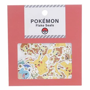 カミオジャパン ポケットモンスター POKEMON Flake Seals ポケモン集合 017863