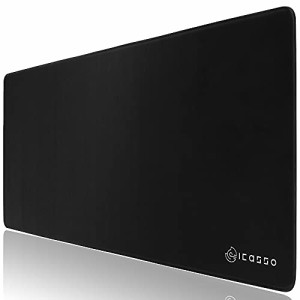 iCasso ゲーミングマウスパッド 大型 90x40cm おしゃれ デスクマット 耐水性 清潔しや