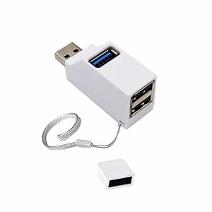 YFFSFDC USBハブ 3ポート USB3.0＋USB2.0コンボハブ 超小型 バスパワー usbハブ USBポート拡張 高速 軽量 コンパクト 携帯便利 1個入り (