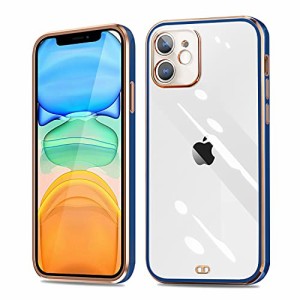 fusinong i Phone11 ケース クリア 耐衝撃 透明 TPU 落下防止 防塵 薄型 軽量 一体型 変形防止 人気 おしゃれ 全面保護カバー シリコン 