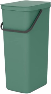 ブラバンシア ゴミ箱 ダストボックス フタ付 ソート＆ゴー コンパクト キッチン周り 40L グリーン 251023