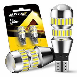 AUXITO T16 LED バックランプ 爆光 4倍明るさUP バックランプT16バックライトT16 / T15 4014 LED 42連 24ヶ月 12V 無極性 ホワイト 