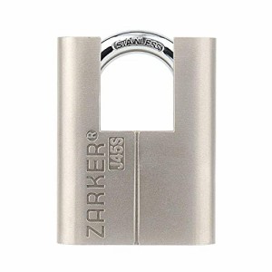 [送料無料]Zarker J45S keyed Padlock-ステンレススチール製ツル、コンテナ倉