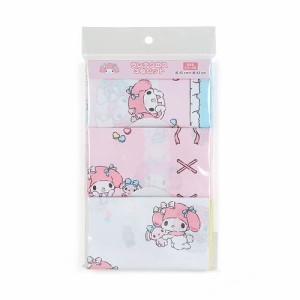 サンリオ(SANRIO) サンリオ ランチクロス 3枚セット 約43×43cm 綿100% 名前スペースあり マイメロ マイメロディ my melody キャラクター