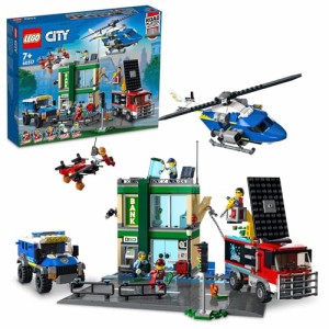 レゴ(LEGO) シティ 銀行強盗チェイス クリスマスギフト クリスマス 60317 おもちゃ ブロック プレゼント 警察 けいさつ 乗り物 のりもの 