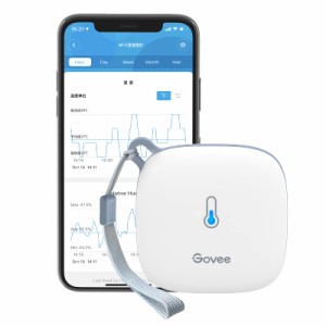 Govee WiFi 温度計 湿度計 高精度 ワイヤレス アラート通知機能付き WiFi温湿度計 デジタル 熱中症対策 乾燥対策 マホで温湿度管理 デー
