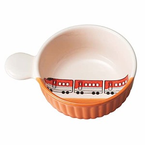 三陶 萬古焼 食器 子供 食洗機対応 スープカップ ボウル 直径11cm 超特急 レッド 日本製 18393