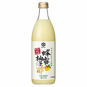 キッコーマン食品 蜂蜜柚子酢 500ml×6本 お酢飲料 ビネガードリンク 飲むお酢