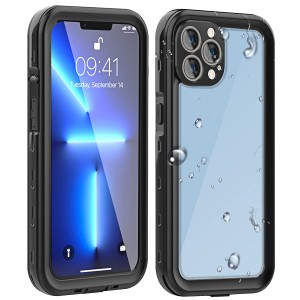 AICase i Phone 13 Pro Max（6.7”）防水ケース防雪、防塵、耐衝撃、IP68認定の全身保護Apple i Phone 13ProMax用の完全密閉型水中保護カ