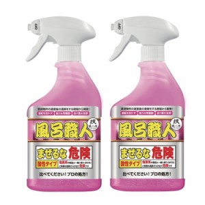 【風呂職人 500mL×2セット】 風呂用洗剤 浴室の頑固な汚れ石鹸カスをドロドロに溶かします! 水アカ マグネシウム系汚れ 床面の黒ずみ 超