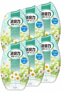 消臭力 [まとめ買い] 玄関 リビング 部屋用 置き型 アロマ カモミール 400mL×6個 お部屋の消臭力 部屋 寝室 消臭剤 消臭 芳香剤