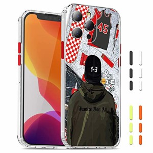 2021新 デザイン iphone 13 Pro 用 ケース 薄型 軽量 韓国 人気オシャレ 赤と白の市松模様のスケートボードとジャージー パターン 超薄型