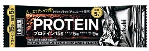 アサヒグループ食品 1本満足バー プロテインブラック ブラックチョコレート 36本