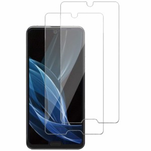 [送料無料]2枚入り AQUOS R2 用 ガラスフィルム SH-03K SHV42 706SH フ