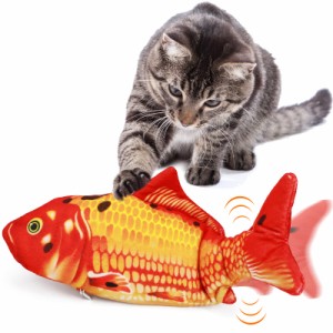 《送料無料》Aurako 猫 おもちゃ 電動 ペットおもちゃ魚 猫用 ぬいぐるみ シミュレー魚 電動
