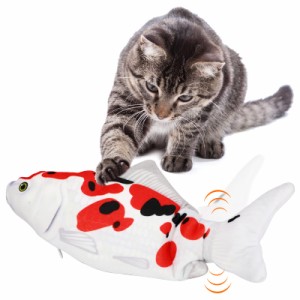 [送料無料]Aurako 猫 おもちゃ 電動 ペットおもちゃ魚 猫用 ぬいぐるみ シミュレー魚 電動