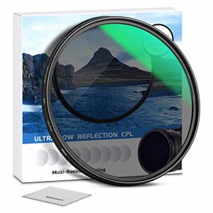 NEEWER 58mm PLフィルター 円偏光フィルター HD光学ガラス 30層ナノコーティング偏光フィルム コントラスト強調 反射除去 グレア低減 超
