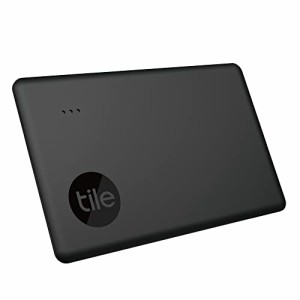 Tile Slim 薄いカード型モデル ブラック スマートトラッカー スマートタグ 紛失防止タグ gps 小型