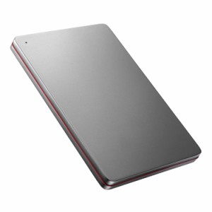 アイ・オー・データ ポータブルハードディスク 1TB USB 3.2 Gen 1(USB 3.0)対応 Black×Red 日本製 HDPX-UTSC1K