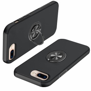 i Phone 8 plus ケース i Phone 7 plus ケース リング付き PC TPU 耐衝撃 一体型 携帯カバー アイフォン 7plus/8plus ケース 指紋防止 36