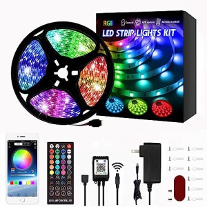 [送料無料]ZHONGJI RGB LED テープライト 7.5M*1 APP操作 アプリ制御 リモ