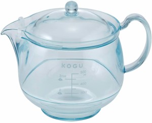 茶考具 KOGU 下村企販 ティーポット 割れにくい 【日本製】 樹脂製 トライタン 食洗器対応 電子レンジ対応 茶こし付き 紅茶 リーフティー