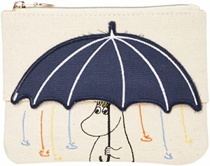 丸眞 ティッシュケース付きポーチ MOOMIN ムーミン 雨と傘 北欧 1425014500