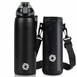 FJbottle 水筒 1リットル 真空断熱 ワンタッチ スポーツボトル 1L 保温 保冷 スポーツ