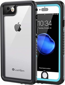 Lanhiem i Phone SE3 ケース i Phone 2022 第3世代 防水ケース i Phone SE2/8/7 ケース(4.7インチ) 完全防水 IP68米軍規格 指紋認証 タッ