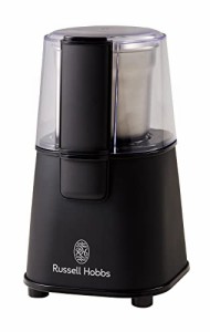 【公式】 Russell Hobbs ラッセルホブス 7660JP-BK コーヒーグラインダー ブラック 3ヶ月延長 電動ミル