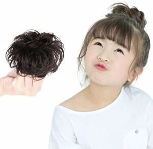 YOVOY シュシュウィッグ？お団子ウィッグ ヘアエクステ カール つけ毛 お団子ウィッグ ゴムタイプ 髪飾り？浴衣 和装 入園式 七五三 発表