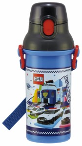 スケーター(Skater) 子供用 プラスチック 水筒 480ml Ag+ 抗菌 トミカ 22 男の子 日本製 PSB5SANAG-A