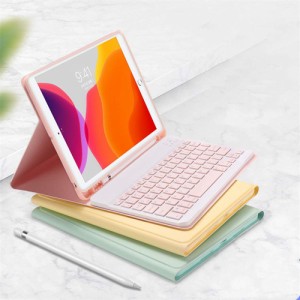 Fire HD 10 Plus/HD 10 2021 キーボードケース 女性 カラーキーボード カバー 保護ケース 可愛い Fire HD 10 タブレット 第11世代 Fire H