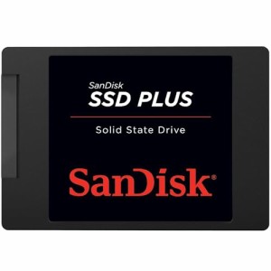 SanDisk サンディスク 内蔵 SSD PLUS 1TB 2.5インチ SATA (読み出し最大 535MB/s 書込み最大 350MB/s) PC 3年 SDSSDA-1T00-G