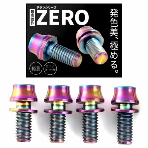 高強度チタン製ボルト M5x12mm 【4個パック】 ワッシャー ボトルケージ用 ドリンクホルダー用 サビ防止 自転車 クロスバイク ロードバイ