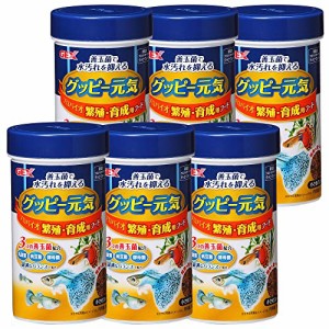 ジェックス グッピー元気 プロバイオ繁殖・育成用フード 52g×6個セット