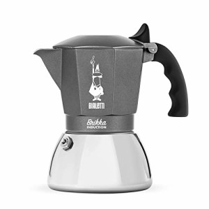 Bialetti (ビアレッティ) ブリッカインダクション 4カップ用 IH対応 ＆ 直火式 (コーヒー エスプレッソ マキネッタ)