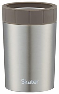 スケーター 保温 保冷 缶飲料ホルダー 350ml缶用 シルバー SCT1-A