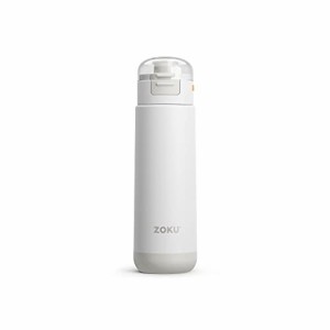 ZOKU 水筒 ステンレススチールボトル 500ml スポーティ 保温 保冷 マイボトル ダブルウォール おしゃれ ホワイト