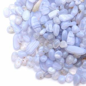 ブルーレースアゲート さざれ 小粒 50g 天然石 チップ レジン封入に 材料 パーツ 浄化 パワーストーン Blue Lace Agate